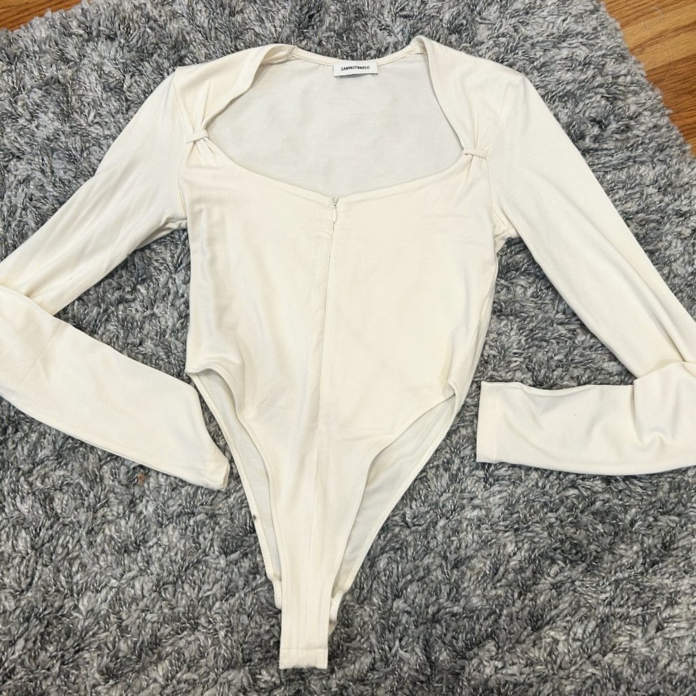Iamnotbasic Adele Bodysuit - Ivory - image 1